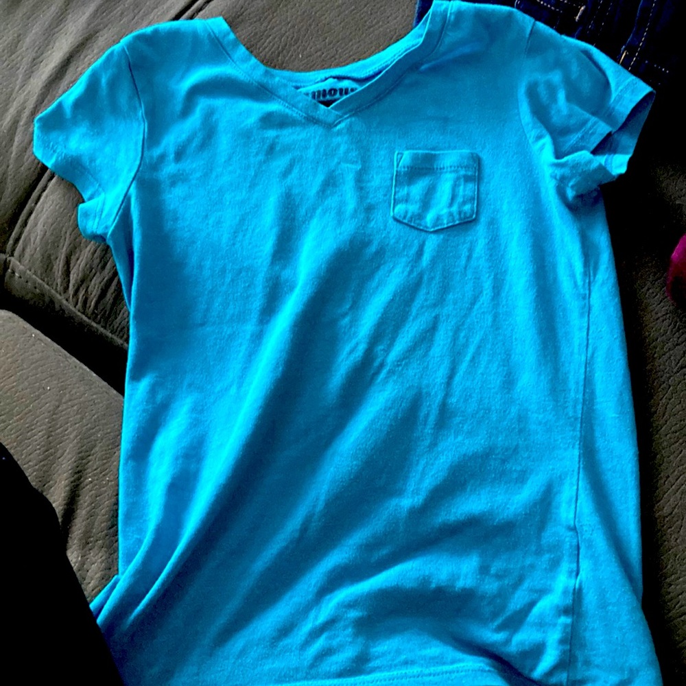 blue famous t shirt